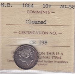 1864 New Brunswick Ten Cents