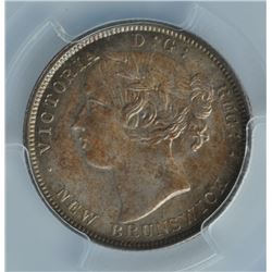 1862 New Brunswick Twenty Cents