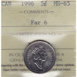 1996 Five Cents