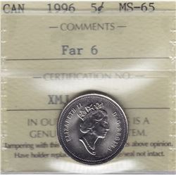 1996 Five Cents