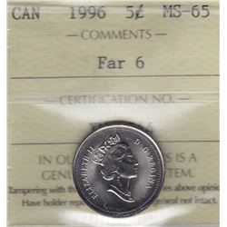 1996 Five Cents