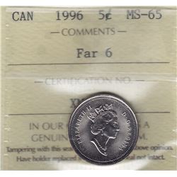 1996 Five Cents