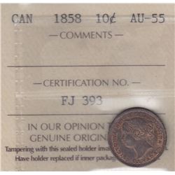 1858 Ten Cents