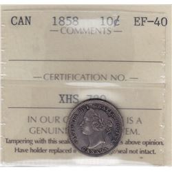 1858 Ten Cents