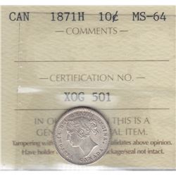 1871H Ten Cents