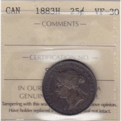 1883H Twenty Five Cents