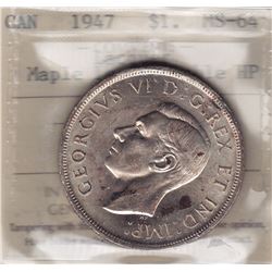 1947 Silver Dollar