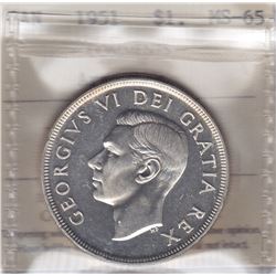 1951 Silver Dollar