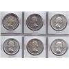 Image 1 : 1954 Silver Dollars - Lot of 6