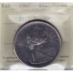 1967 Silver Dollar Flip Strike