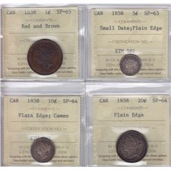 1858 Specimen Set - All ICCS Graded
