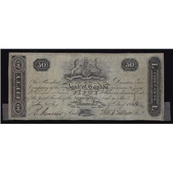 Bank of Canada $50, 1818, Montreal, Contemporary Counterfeit