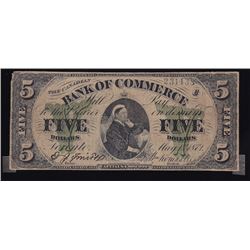 Bank of Commerce, $5, 1871, Contemporary Counterfeit