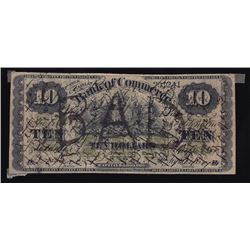 Bank of Commerce, $10, 1871, Contemporary Counterfeit