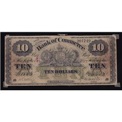 Bank of Commerce, $10, 1871, Contemporary Counterfeit