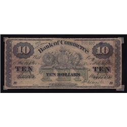 Bank of Commerce, $10, 1871, Contemporary Counterfeit