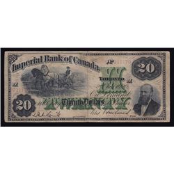 Imperial Bank of Canada, $20, 1920, Contemporary Counterfeit