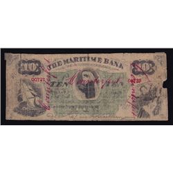 Maritime Bank of the Dominion of Canada, $10, 1881, Contemporary Counterfeit