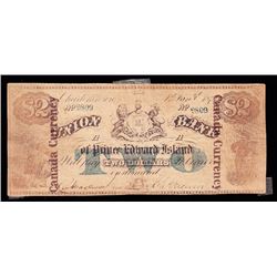 Union Bank of PEI, $2, 1872, Contemporary Counterfeit