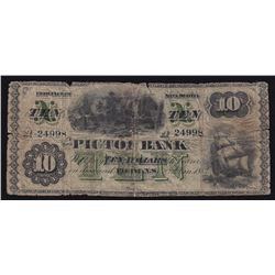 Pictou Bank $10 Remainder, 1882