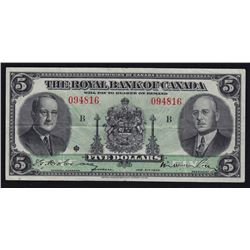 Royal Bank of Canada $5, 1943