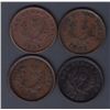 Image 2 : TOKENS OF NOVA SCOTIA  - Group of four nicer Thistle counterfeit pennies.