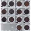 Image 2 : TOKENS OF NOVA SCOTIA  - Lot of 14 Thistle counterfeit pennies.  Br 870.