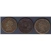 Image 1 : TOKENS OF NOVA SCOTIA  - Three sand cast counterfeits.
