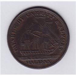 NOVA SCOTIA MERCHANT TOKENS - Co. 331.  Br 881. Carritt & Alport.