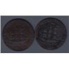 Image 2 : NOVA SCOTIA MERCHANT TOKENS - A pair of Co. 333. Br 880.