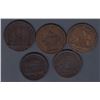 Image 1 : NOVA SCOTIA MERCHANT TOKENS - Group of five merchant tokens.