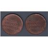Image 2 : NOVA SCOTIA MERCHANT TOKENS - Co. 365. Br 897. Purves token. Two UNC pieces.