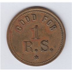 NOVA SCOTIA MERCHANT TOKENS - Br 903.  Richard Shepherd's token.