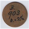 Image 2 : NOVA SCOTIA MERCHANT TOKENS - Br 903.  Richard Shepherd's token.