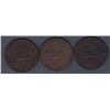 Image 2 : TOKENS OF UPPER CANADA - Br 718.  Group of three Lesslie halfpennies.