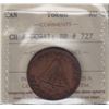 Image 1 : TOKENS OF UPPER CANADA - Br 727. McL 12. "1820" anvil and shovels sloop.