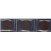Image 2 : TOKENS OF UPPER CANADA - Group of three ICCS-graded sloops.