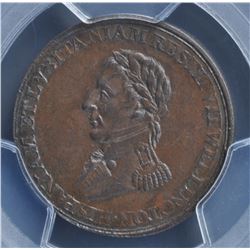 Wellington Lower Canada ½ Penny Token (c.1812)