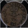 Image 1 : British West Indies 1/16 Dollar Token, 1822