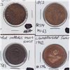 Image 1 : Post Confederation Tokens Lot of 4