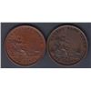 Image 2 : Br 528. Quebec Bank penny, 1852.