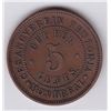 Image 2 : Br 598. Teutonia Club. Pope Leo XIII. 5c.