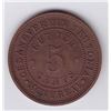Image 2 : Br 599. Teutonia Club. Kaiser Wilhelm. 5c.