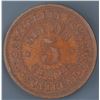 Image 2 : Br 600. Teutonia Club. Kaiser Wilhelm. 5c.