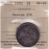 Image 1 : Br 858a. British West Indies Colonial ¼ Dollar, 1820.