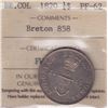 Image 1 : Br 858a. British West Indies Colonial ¼ Dollar, 1820.