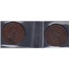 Image 2 : Br 981. Pair of The Illustrious Wellington Halfpennies, 1816.
