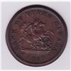 Image 2 : Br 720. Obverse brockage of Bank of Upper Canada ½ penny, 1850.