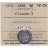 Image 1 : 1888 Newfoundland Five Cents
