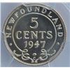 Image 2 : 1947C Newfoundland Five Cents